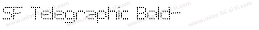 SF Telegraphic Bold字体转换